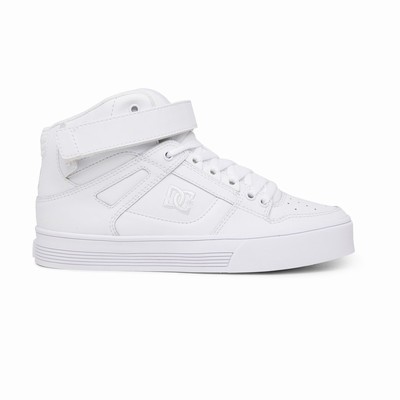 DC Pure High-Top Women's White Sneakers Australia Sale TXI-381